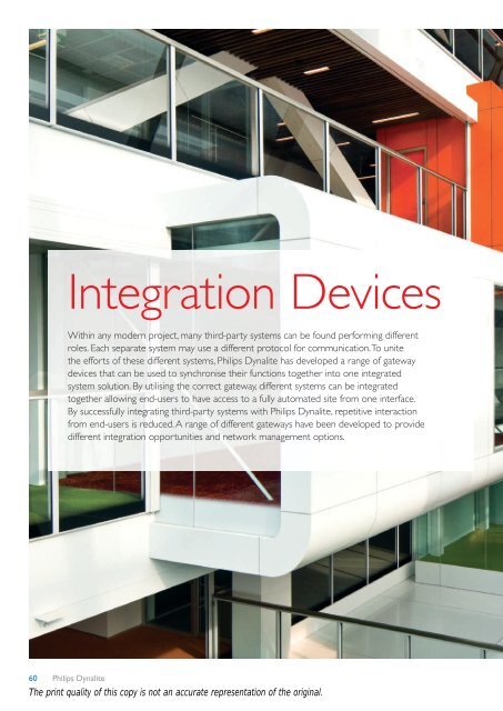 Networked Controls Product Catalogue - Philips