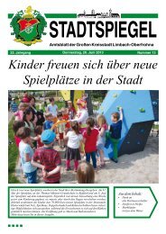 Kinder freuen sich über neue Spielplätze in der Stadt - Limbach ...