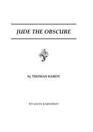 JUDE THE OBSCURE - LimpidSoft