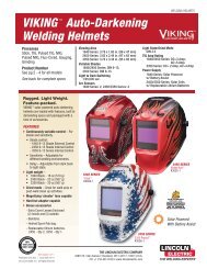 VIKING Welding Helmets Product Info - Lincoln Electric