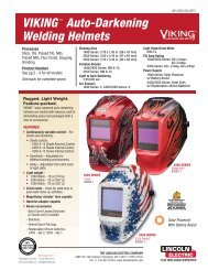 VIKING Welding Helmets Product Info - Lincoln Electric