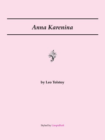 Anna Karenina - LimpidSoft