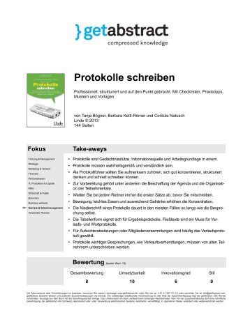 Zur Buchempfehlung - Linde Verlag