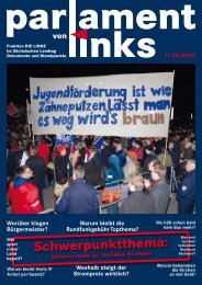 Schwerpunktthema: - Fraktion DIE LINKE im Sächsischen Landtag