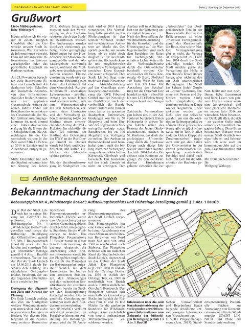Linfo 12/2013 Teil 1 - Stadt Linnich