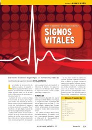 SIGNOS VITALES SIGNOS VITALES - Linux Magazine