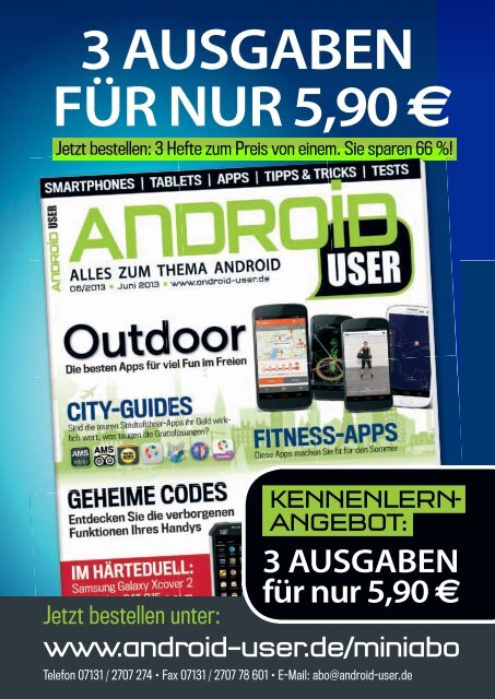 Ausgabe 06/2013 jetzt herunterladen - Linux User