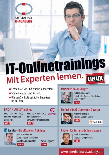 Ausgabe 06/2013 jetzt herunterladen - Linux User