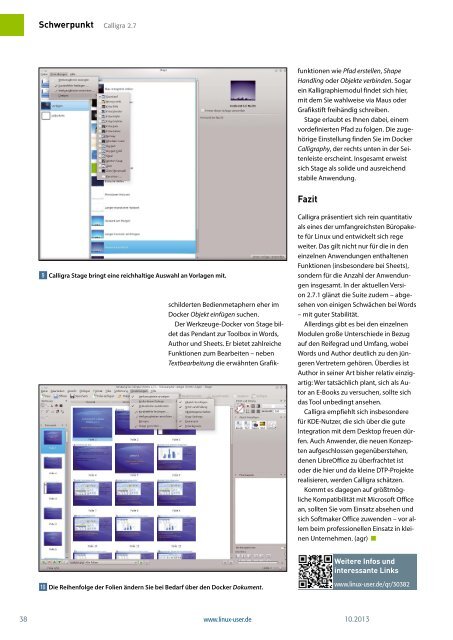 Ausgabe 10/2013 jetzt herunterladen - Linux User