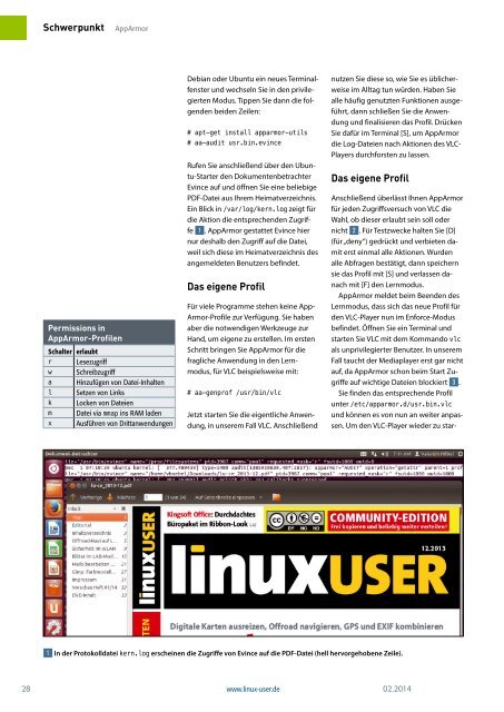 SYSTEM ABSICHERN - Linux User