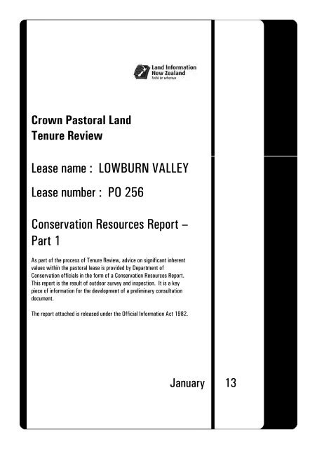 Part 1 - Land Information New Zealand