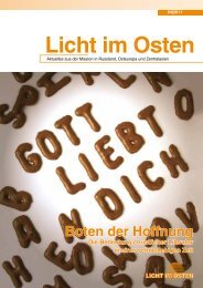 Ausgabe 4/2011 - Licht im Osten