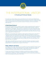 A Hosting & Protocol Guide (pr768.pdf) - Lions Clubs International