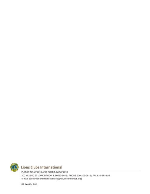 A Hosting & Protocol Guide (pr768.pdf) - Lions Clubs International