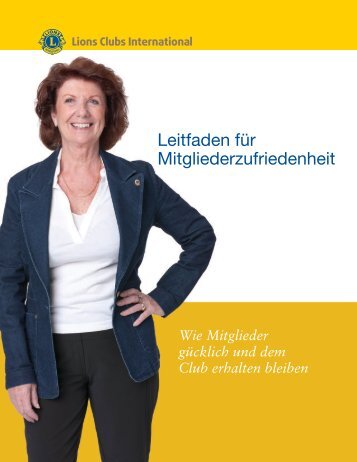 Leitfaden fÃ¼r Mitgliederzufriedenheit - Lions Clubs International