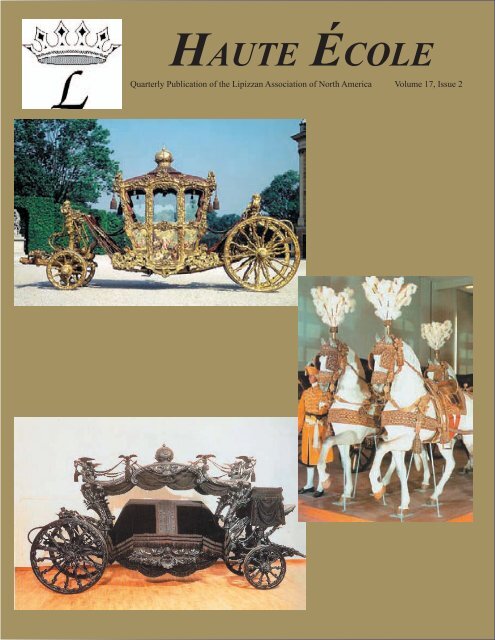 Volume 17, Issue 2 -- Winter 2008 - Lipizzan Association of North ...