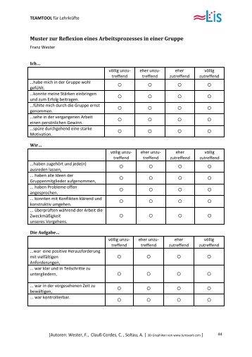 Muster zur Reflektion Arbeitsprozess.pdf - LIS