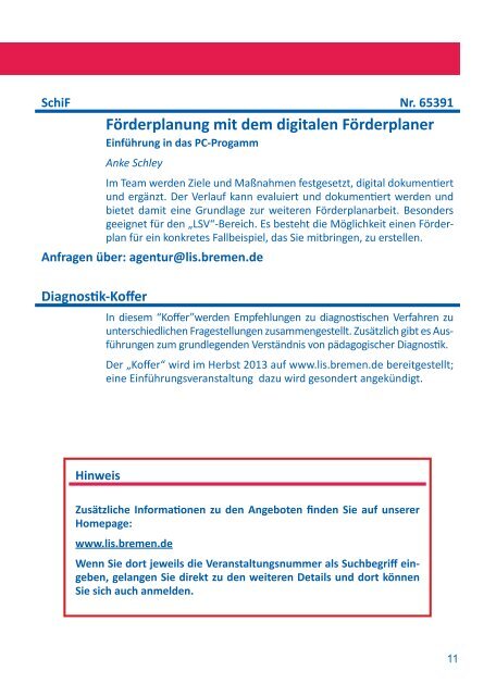 Broschuere_Inklusion_2013_2014.pdf (2.4 MB) - LIS - Bremen