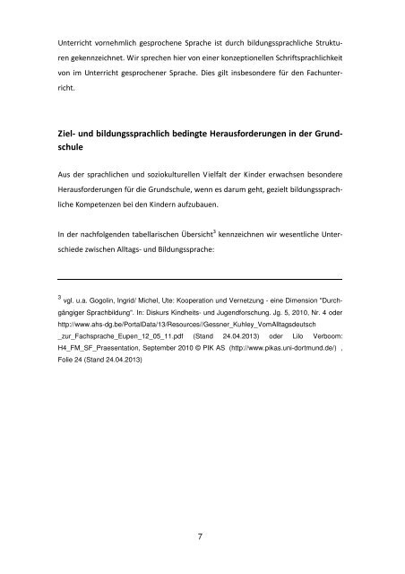 Handreichung Sprachbildung P (pdf, 2.7 MB) - LIS - Bremen