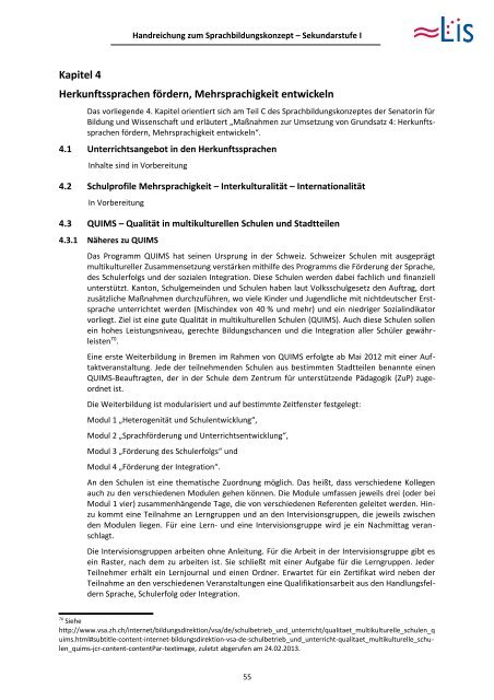 Handreichung Sprachbildung Sek I (pdf, 1.2 MB) - LIS - Bremen