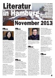 November 2013 - Literatur in Hamburg