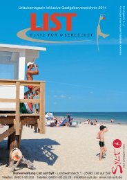 PDF-Datei - Nordseebad List auf Sylt