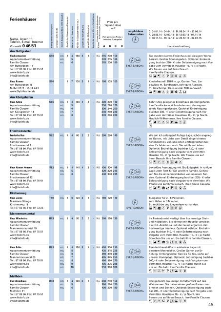 PDF-Datei - Nordseebad List auf Sylt