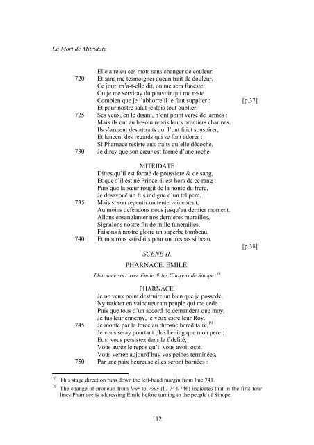 LA MORT DE MITRIDATE - University of Liverpool