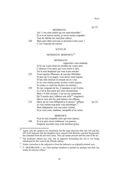 LA MORT DE MITRIDATE - University of Liverpool