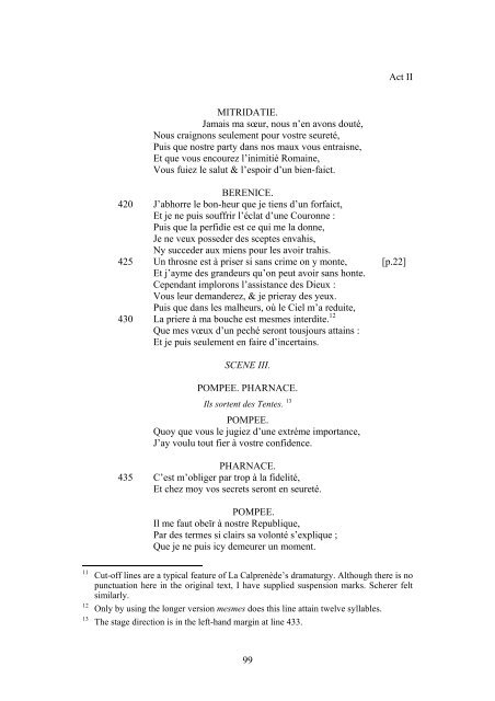 LA MORT DE MITRIDATE - University of Liverpool