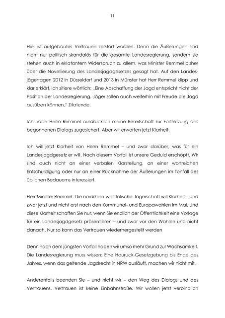 Rede Jagd Hund Eroeffnung.pdf - Landesjagdverband NRW