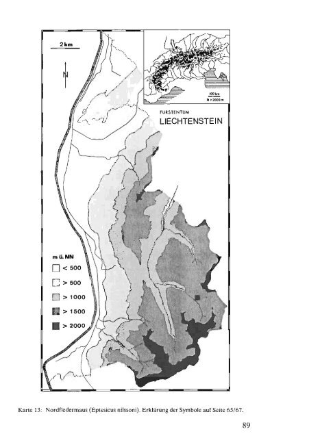 Fürstentums Liechtenstein Patrik Wiedemeier Naturkundliche ...