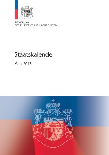 Staatskalender - Landesverwaltung Liechtenstein