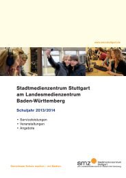 VeranstaltungsbroschÃ¼re des Stadtmedienzentrums Stuttgart