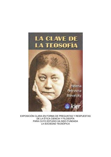 La Clave De La Teosofia (Helena P. Blavatsky)