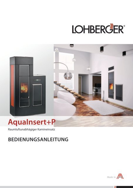 AquaInsert+P BedIenungsAnleItung - Lohberger Heiz