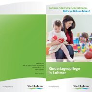 Kindertagespflege in lohmar - Stadt Lohmar