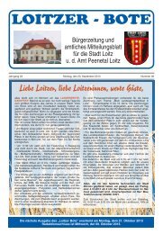 Loitzer - Bote - Stadt Loitz