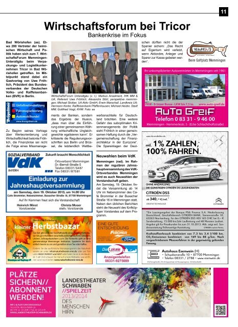 Download Oktober 2013 - Lokale Zeitung Memmingen