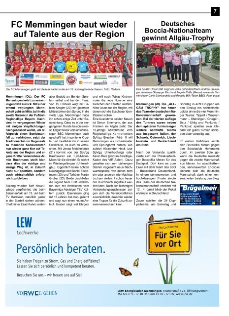 Download Juli 2013 - Lokale Zeitung Memmingen