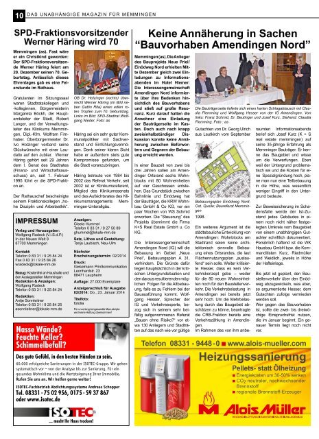 Download Januar 2014 - Lokale Zeitung Memmingen