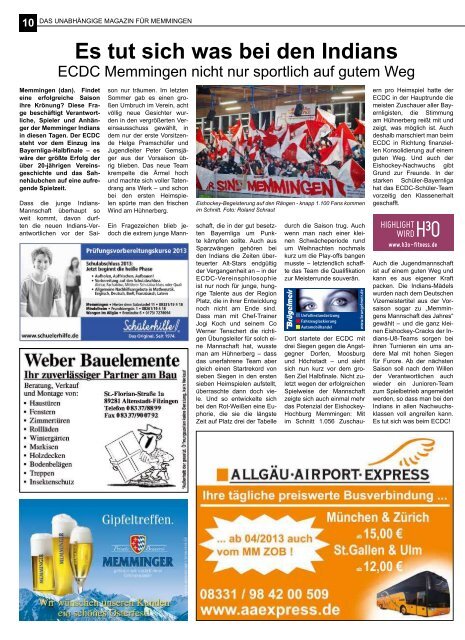 Download März 2013 - Lokale Zeitung Memmingen