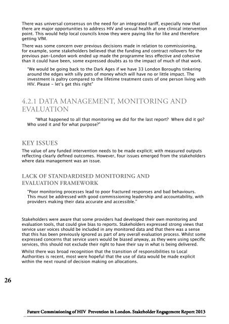 Stakeholder Engagement Report - London Councils