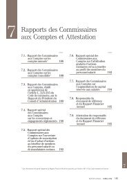 7 Rapports des Commissaires aux Comptes et Attestation