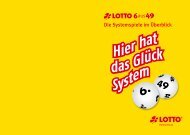 Die Systemspiele im Überblick - Lotto Brandenburg