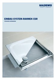 Kaldewei Einbau-System-Rahmen - Louis Müller GmbH