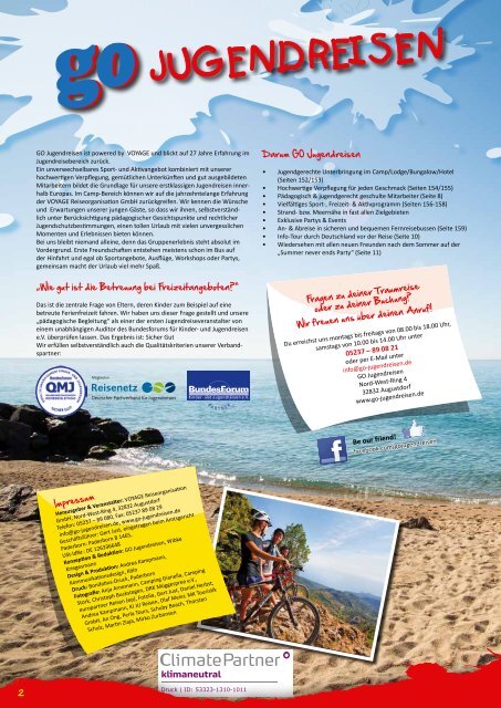 Allgemeines Go Jugendreisen