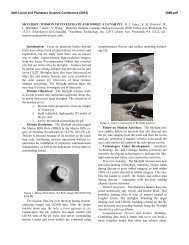 SKYLIGHT: MISSION TO INVESTIGATE AND MODEL A LUNAR PIT ...