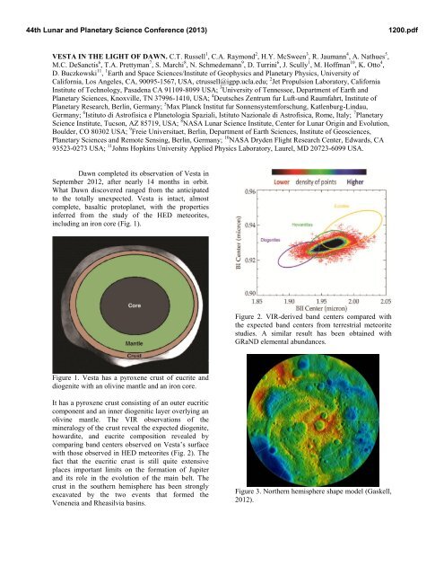 1200 - Lunar and Planetary Institute