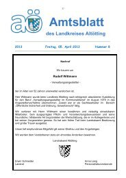 Amtsblatt - Landratsamt Altötting